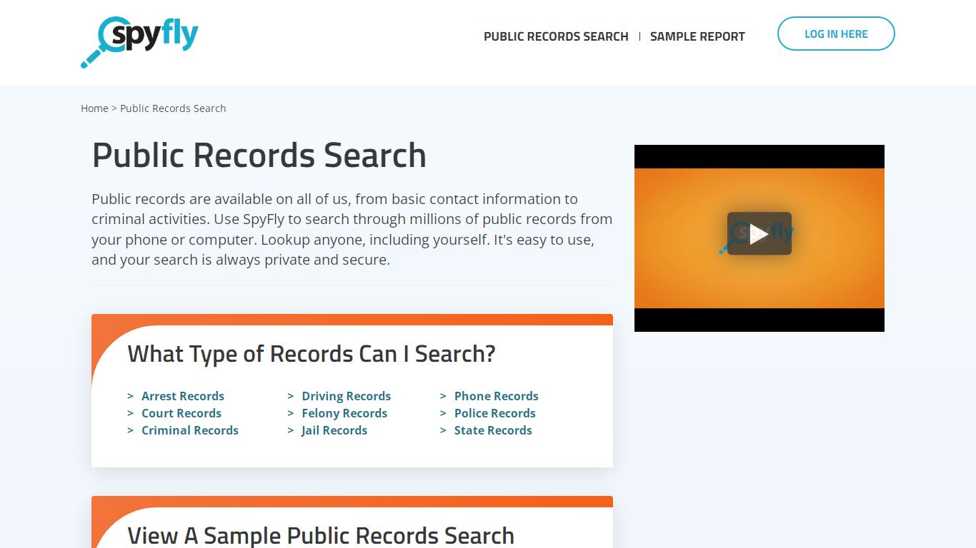 Do a Background Check | Public Records Search | SpyFly
